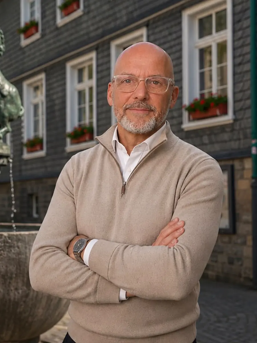 Axel Heinrichs, Sachverständiger, in der Mettmanner Altstadt